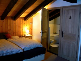 Ensuite badkamer chalet La Piste